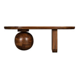 Masuta de cafea Kane, Lemn masiv de acacia, 110x72x38 cm - Nuc