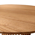 Masuta de cafea Kenda I, Natural, D100x45 cm, detaliu produs