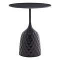 Masuta de cafea Kousien piatra sinterizata neagra D50x60 cm