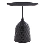 Masuta de cafea Kousien piatra sinterizata, neagra, D50x60 cm
