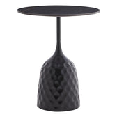 Masuta de cafea Kousien piatra sinterizata neagra D50x60 cm