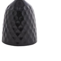 Masuta de cafea Kousien piatra sinterizata, neagra, D50x60 cm, detaliu produs