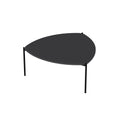 Masuta de Cafea Lenny - Anthracite, Gri, 90x40x89 cm