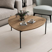 Masuta de Cafea Lenny - Walnut, Nuc, 90x40x89 cm