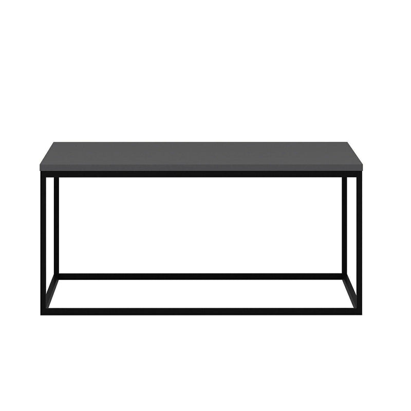 Masuta de Cafea Loni - Anthracite, Gri, 90x41x90 cm