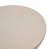 Masuta de cafea Mikawa, Crem, D70x34 cm