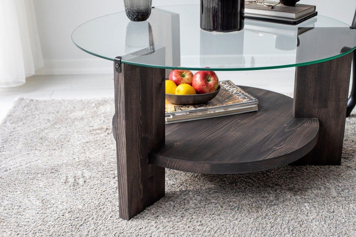 Masuta de cafea Mondo - Anthracite, Gri, 75x40x75 cm