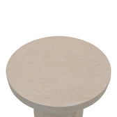 Masuta de cafea Morena, Crem, D50x62 cm, detaliu produs