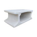 Masuta de cafea Nafel, MDF, Alb, 120x60x45 cm, imagine ambient