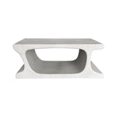 Masuta de cafea Nafel, MDF, Alb, 120x60x45 cm, detaliu produs