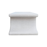 Masuta de cafea Nafel, MDF, Alb, 120x60x45 cm
