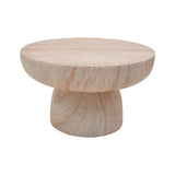Masuta de cafea Nuebo, Aspect travertin, Travertin, D70x42 cm