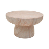 Masuta de cafea Nuebo, Aspect travertin, Travertin, D70x42 cm, imagine ambient