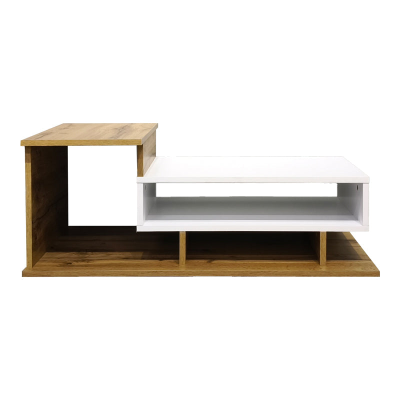 Masuta de cafea Nuvele, Pal melaminat, 90x50x35 cm - Sonoma-Alb