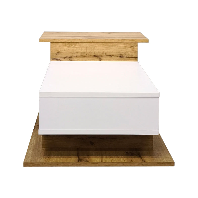 Masuta de cafea Nuvele, Pal melaminat, 90x50x35 cm - Sonoma-Alb