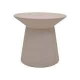 Masuta de cafea Peble, Cappuccino, D55x50 cm