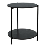 Masuta de cafea Rhythm, negru - negru, D48x60 cm