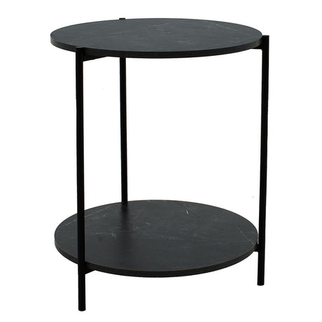 Masuta de cafea Rhythm, negru - negru, D48x60 cm