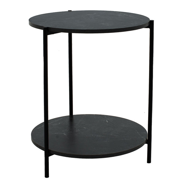 Masuta de cafea Rhythm, negru - negru, D48x60 cm