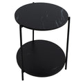 Masuta de cafea Rhythm, negru - negru, D48x60 cm, detaliu produs