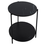 Masuta de cafea Rhythm, negru - negru, D48x60 cm
