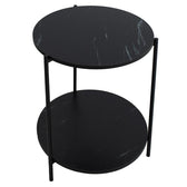 Masuta de cafea Rhythm, negru - negru, D48x60 cm, detaliu produs