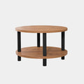 Masuta de cafea Roby - Black, Negru, 70 x 44 x 70 cm