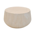 Masuta de cafea Rongo, Crem, D80x41 cm, imagine ambient