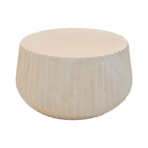 Masuta de cafea Rongo, Crem, D80x41 cm, imagine ambient
