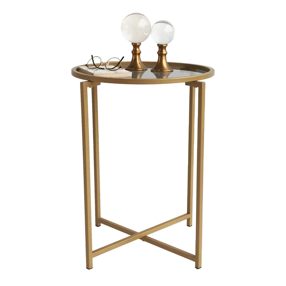 Masuta de cafea S407U - Gold, Aur, 50x60x50 cm