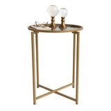 Masuta de cafea S407U - Gold, Aur, 50x60x50 cm