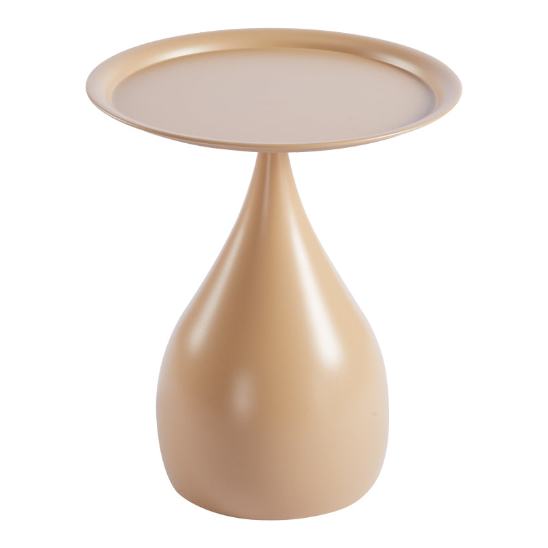 Masuta de cafea Samino, Metal, Cappuccino, D39x42 cm