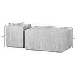 Masuta de cafea Sandu, Aspect travertin, Travertin
