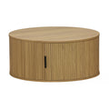 Masuta de cafea Scandi MDF culoare lemn, Natural, D80x36 cm, imagine suplimentara