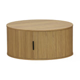 Masuta de cafea Scandi MDF culoare lemn, Natural, D80x36 cm