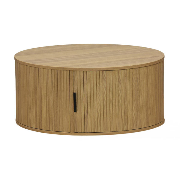 Masuta de cafea Scandi MDF culoare lemn, Natural, D80x36 cm