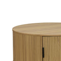 Masuta de cafea Scandi MDF culoare lemn, Natural, D80x36 cm, perspectiva suplimentara
