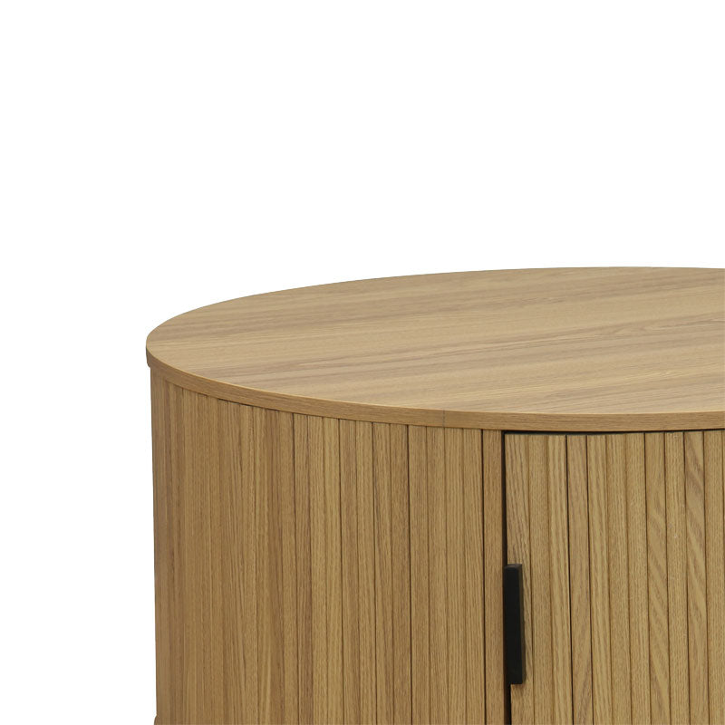 Masuta de cafea Scandi MDF culoare lemn, Natural, D80x36 cm