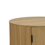 Masuta de cafea Scandi MDF culoare lemn, Natural, D80x36 cm