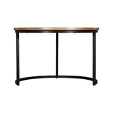 Masuta de cafea set 3 piese Frina, lemn masiv de mango, Naturala, 70x70x45 cm