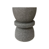 Masuta de cafea Sezano, Gri, 34x45 cm Pakoworld, vedere ambient si detalii finisaj, Masuta De Cafea, culoare Gri