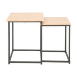 Masuta de cafea Side tables Quano, Metal, Natural
