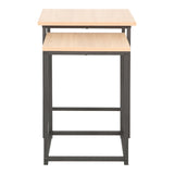 Masuta de cafea Side tables Quano, Metal, Natural