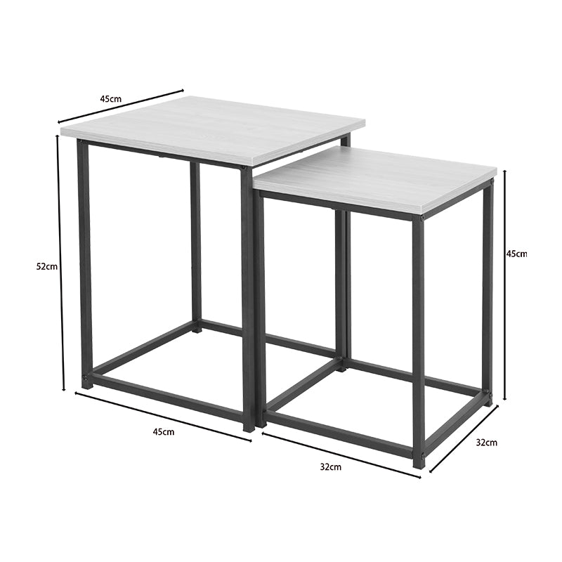 Masuta de cafea Side tables Quano, Metal, Natural