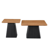 Masuta de cafea Square, Metal, Negru