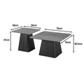 Masuta de cafea Square, Metal, Negru, imagine produs 4