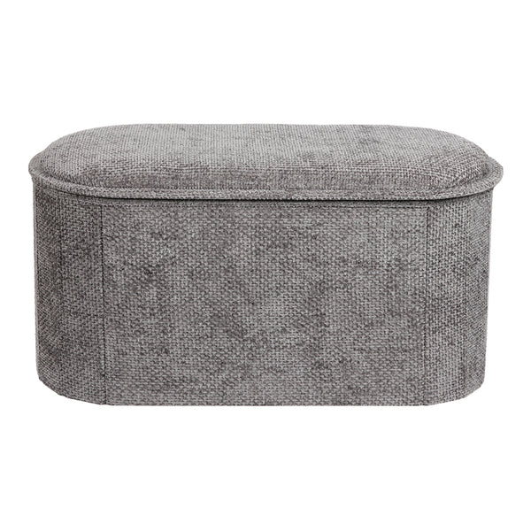 Masuta de cafea Stool-trunk Trebia, Stofa, 76x38x38 cm