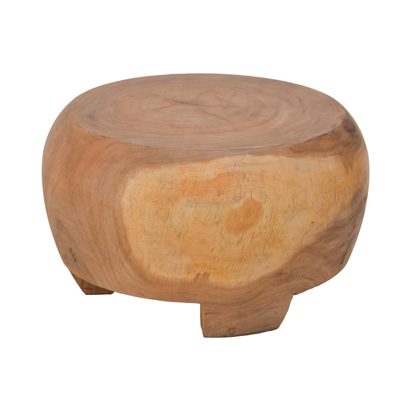 Măsuță de cafea Terra din lemn Suar, Natural, Ø60x36 cm