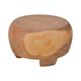 Măsuță de cafea Terra din lemn Suar, Natural, Ø60x36 cm