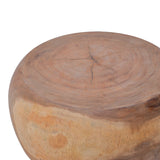 Măsuță de cafea Terra din lemn Suar, Natural, Ø60x36 cm
